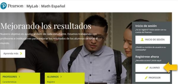 Inicio MLM Alumno Registro