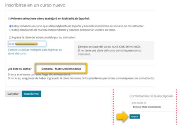MLM estudiantes curso inscripción