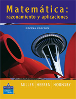 Libro | Matemática: razonamiento y aplicaciones | Autor:Miller | 10ed | Libros de Matemáticas